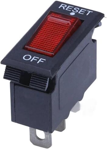 IBS-1R 5A-20A 12V-125/250OVAC 3 Pin Boat Rocker Switch Manual Reset Protector in Overload Protection Switch in Saudi Arabia