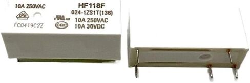 HF118F-024-1ZS1T (136) 24VDC Conversion 5-pin 10A Small high-Power Relay in Saudi Arabia