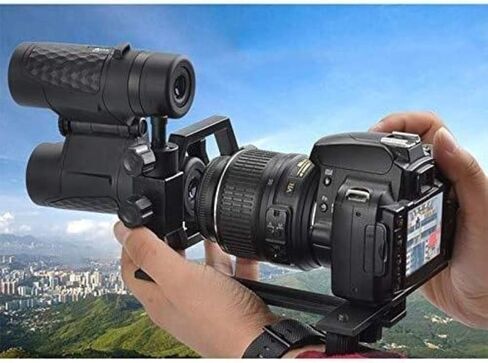 Telescopes for Adults Astronomy, High Power, Fully Metal Telescope Adapter Binoculars Tripod Adapter Brackets for Phone Smartphone Camera Telescope monocular in Saudi Arabia