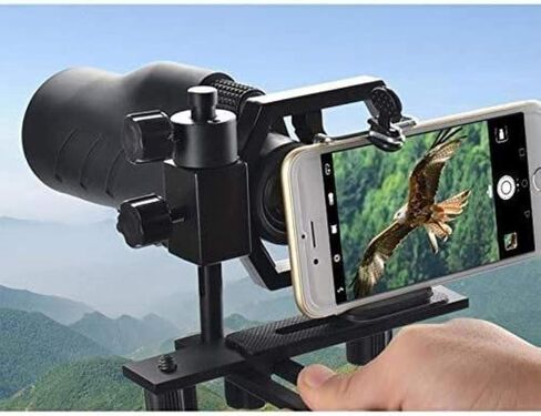Telescopes for Adults Astronomy, High Power, Fully Metal Telescope Adapter Binoculars Tripod Adapter Brackets for Phone Smartphone Camera Telescope monocular in Saudi Arabia