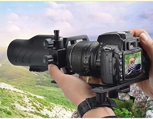 Telescopes for Adults Astronomy, High Power, Fully Metal Telescope Adapter Binoculars Tripod Adapter Brackets for Phone Smartphone Camera Telescope monocular in Saudi Arabia