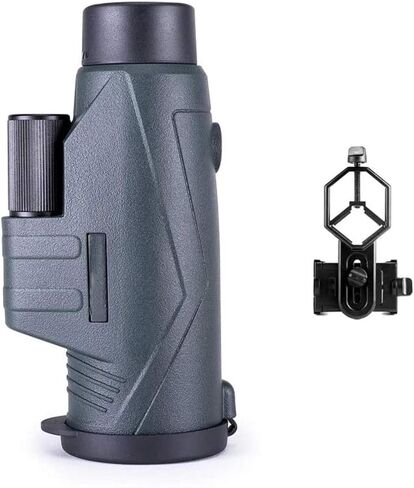 Telescopes for Adults Astronomy, High Power 10x42 Monocular Telescope Compact with Life Waterproof BAK4 Prism Lens Monocular with Smartphone Adapter for Bird Watching Theater Concerts in Saudi Arabia