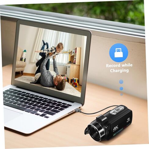 NUOBESTY Touchscreen Video Camera Recorder Lightweight HD Digital Camcorder for Vlogging Filming with Intuitive Interface Portable Design for Creators in Saudi Arabia