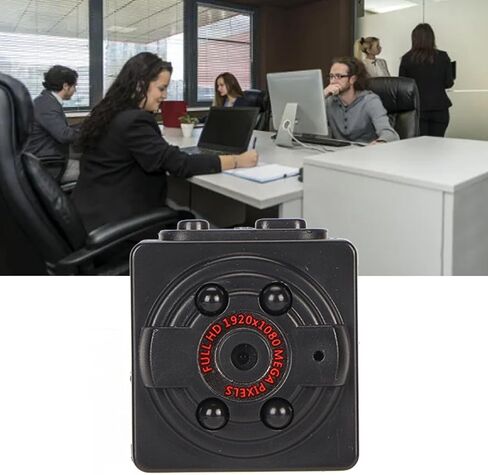 كاميرا Vikye 1080P HD IP مع كشف الحركة الليلية، تصميم صغير الحجم، فيديو وصور عالية الدقة، تسجيل، بطارية مدمجة، للمنزل والمكتب in Kuwait