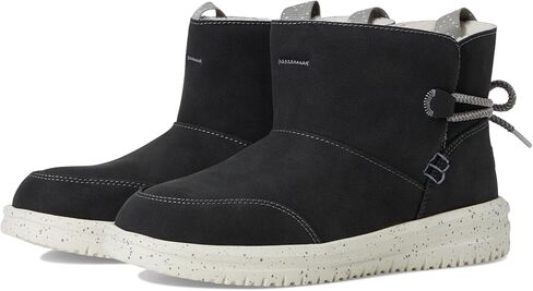 HEYDUDE Women's Camden Bow Boots Cozy (Little Big Kid) Ankle in Saudi Arabia