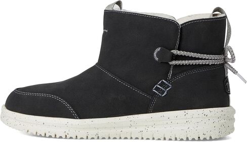 HEYDUDE Women's Camden Bow Boots Cozy (Little Big Kid) Ankle in Saudi Arabia