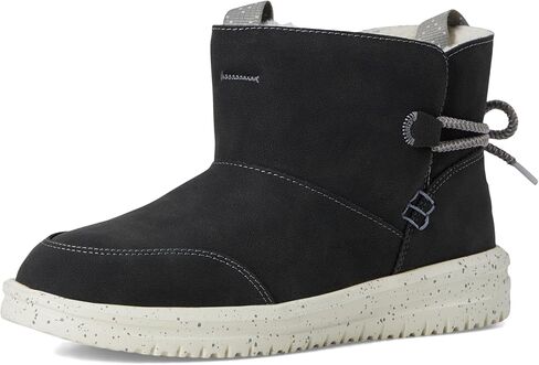 HEYDUDE Women's Camden Bow Boots Cozy (Little Big Kid) Ankle in Saudi Arabia