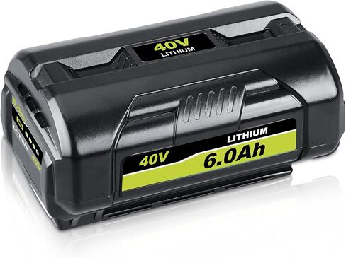 VINIDA 6.0Ah OP4040 40V Battery Replacement for Ryobi 40V Battery Compatible with Ryobi OP4030 OP40301 OP4050 OP4060 OP4050A OP40201 OP4026 OP40261 in Saudi Arabia