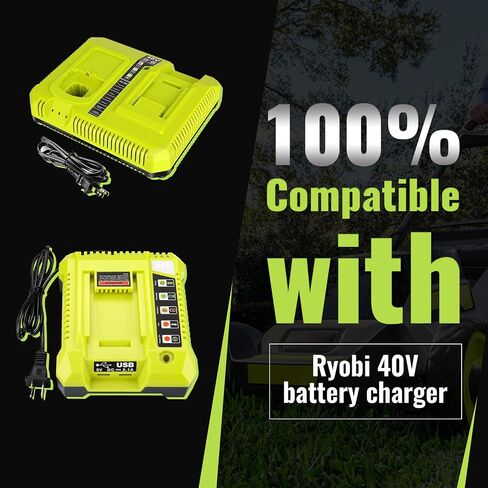 VINIDA 6.0Ah OP4040 40V Battery Replacement for Ryobi 40V Battery Compatible with Ryobi OP4030 OP40301 OP4050 OP4060 OP4050A OP40201 OP4026 OP40261 in Saudi Arabia