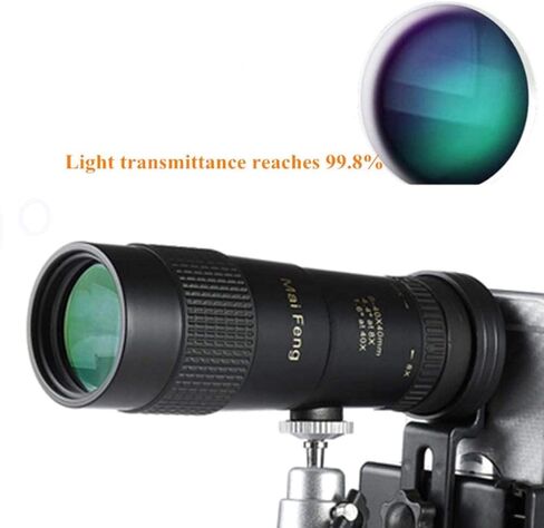 Telescopes for Adults Astronomy, High Power Powerful 8-40X40 High Zoom Monocular Professional Telescope for Camping LLL Binoculars HD in Saudi Arabia