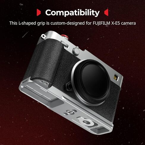 SMALLRIG X-E5 L-Shape Grip for FUJIFILM X-E5 Camera+Thumb Grip with Hot Shoe Cover in Saudi Arabia