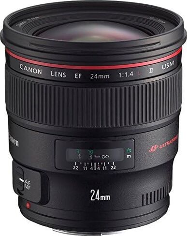 عدسة كانون 24 ملم f/1.4 EF L II USM مع حافظة in Saudi Arabia