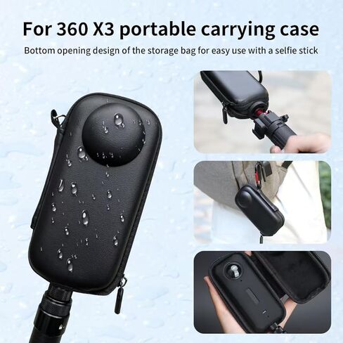 JasonMighty For Insta 360 X3 Camera Protective Accessories Kit include Camera Case/Silicone Case/Lens Guards/Screen Tempered Glass/Action Camera Protection Parts in Kuwait