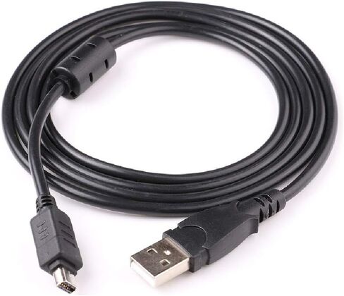 شاحن MaxLLTo USB DC + وصلة كابل مزامنة البيانات لكاميرا أوليمبوس SP-720 UZ SP-820 uz in Saudi Arabia