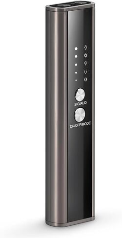 KT-02 Hidden Camera Detector, 2025 New, 4 Modes to Detect Spy Cameras, Bugs, GPS Trackers, with Flashlight, Audible Alarm/Beeping Mode, for Hotels, Cars, Offices, KT-02-B in Saudi Arabia