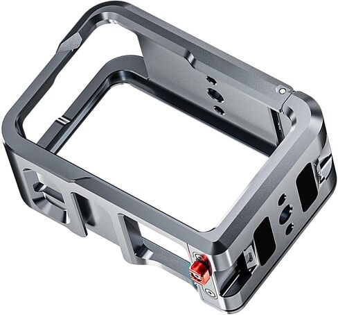 Camera Protective Cage for Action 5 Professional with Pre Positioned Base and Cold Shoe Port for Lighting Gear Camera Protections Frame in Saudi Arabia