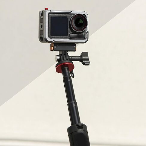 Camera Protective Cage for Action 5 Professional with Pre Positioned Base and Cold Shoe Port for Lighting Gear Camera Protections Frame in Saudi Arabia