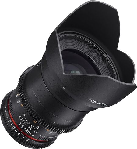 Rokinon Cine DS DS35M-NEX 35mm T1.5 AS IF UMC عدسة سينمائية كاملة الإطار بزاوية واسعة لسوني E (متجددة) in Kuwait