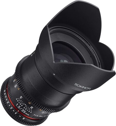 Rokinon Cine DS DS35M-NEX 35mm T1.5 AS IF UMC عدسة سينمائية كاملة الإطار بزاوية واسعة لسوني E (متجددة) in Kuwait