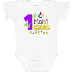 ملابس داخلية للأطفال من Inktastic My 1st Mardi Gras مع نقاط in Kuwait