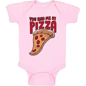 TATY Kids You Had Me at Pizza Baby Infant Bodysuit in Kuwait