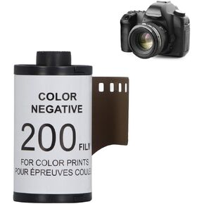 Camera Color Negative Film, High Clarity High Resolution 200ISO CN200 Film, with Wide Exposure Latitude, Medium Contrast & for 135 Cameras in Kuwait