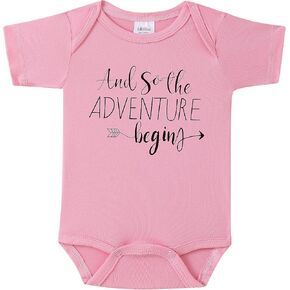 Pregnancy Announcement Gift, And So The Adventure Begins Baby Announcement Bodysuit, Baby Coming Soon in Saudi Arabia
