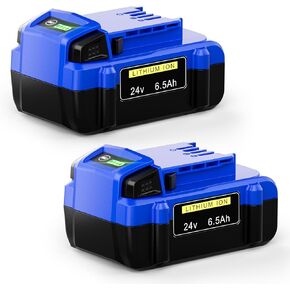 2 حزمة 6.5Ah بديلة لبطارية Kobalt 24V KB624-03 KB524-03 KB424-03 KB224-03 KB124-03، متوافقة مع أدوات الطاقة اللاسلكية Kobalt 24V in Kuwait