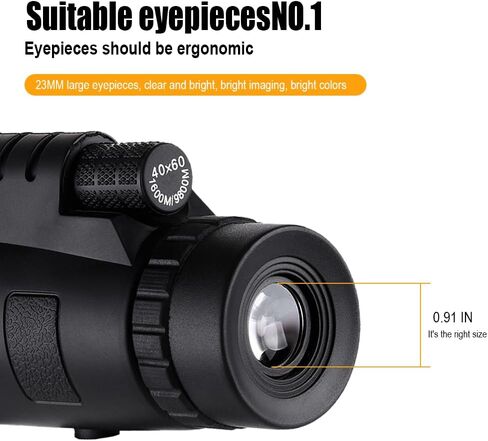 Monocular with CompassTelescope,Fully Multi-Coated Lenses,Waterproof,Fogproof,Outdoor Activity,Hiking,Concert,Travelling in Saudi Arabia