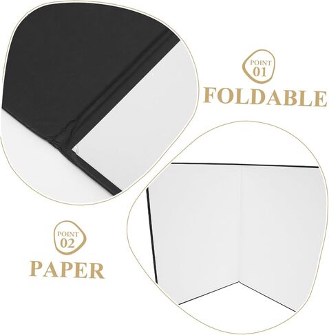 STOBOK Reflector Photography Reflection Board Assorted Colors Foldable Reflective Board Photo Prop Photo Reflective Kit Paper in Saudi Arabia