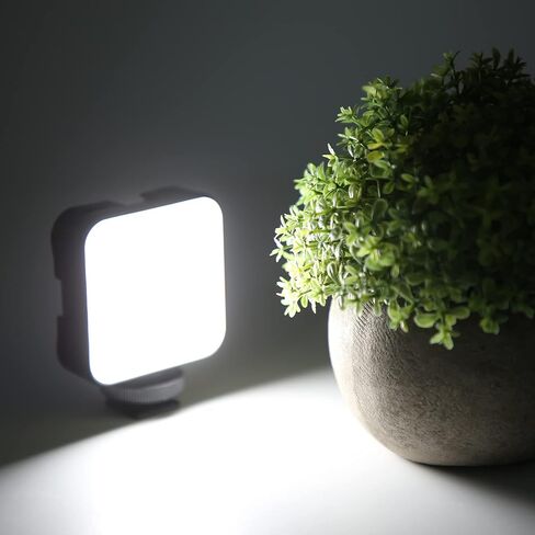 مصباح كاميرا LED صغير، ضوء LED يعرض ألوانًا جيدة لإضاءة مؤتمرات الفيديو لتسجيل الفيديو وإضاءة التكبير والتقاط الصور in Saudi Arabia