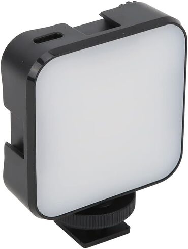 مصباح كاميرا LED صغير، ضوء LED يعرض ألوانًا جيدة لإضاءة مؤتمرات الفيديو لتسجيل الفيديو وإضاءة التكبير والتقاط الصور in Saudi Arabia