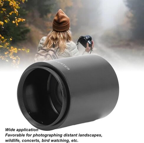 2X Teleconverter Magnification Lens Converter for T Mount 420‑800mm 650‑1300mm 500mm 800mm 900mm Mirror Telephoto Zoom Lenses in Saudi Arabia