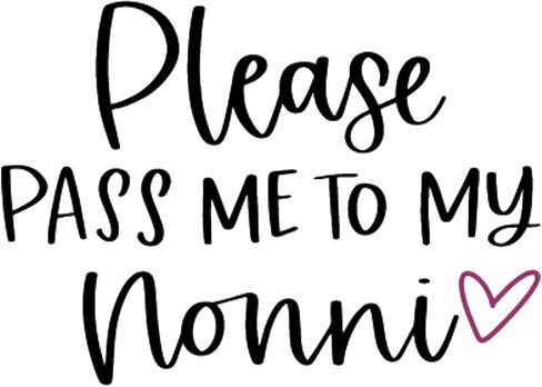 Nonni Baby Bodysuit – “Please Pass Me to My Nonni in Saudi Arabia