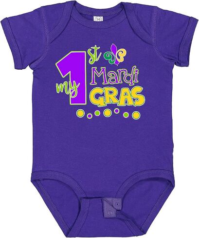 ملابس داخلية للأطفال من Inktastic My 1st Mardi Gras مع نقاط in Kuwait