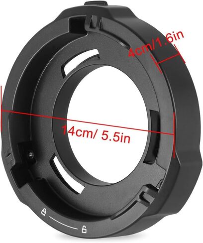 Godox ML-GB Bayonet Adapter for Godox AD300Pro AD400Pro ML100R ML100Bi ML60IIBi ML30 ML30Bi ML60 ML60Bi LED Video Light in Saudi Arabia