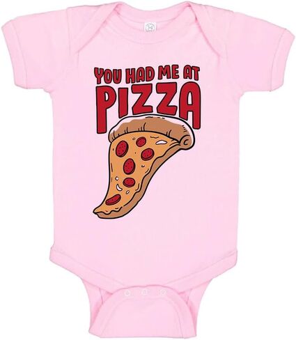 TATY Kids You Had Me at Pizza Baby Infant Bodysuit in Kuwait