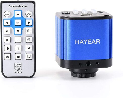 كاميرا مجهر رقمية 4K UHD CMOS 2160P 1080P 120FPS مجهر فيديو صناعي C-Mount متوافق مع لحام إصلاح الهاتف PCB CPU (اللون: أحمر) (أحمر) in Saudi Arabia