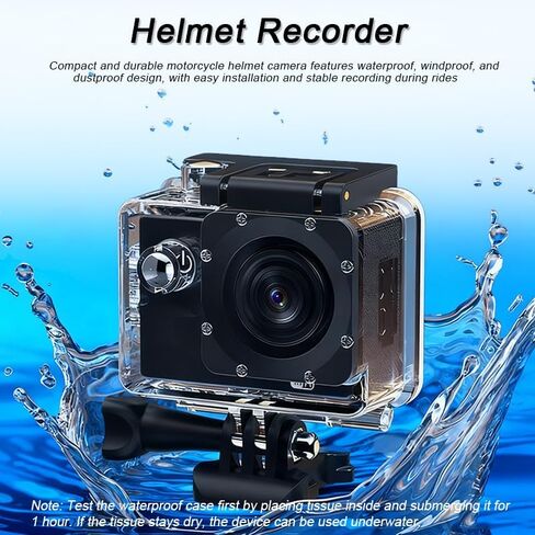 كاميرا خوذة دراجة نارية لعمود SH MX30، كاميرا فيديو خوذة دراجة نارية رياضية، عدسة زاوية واسعة 140 درجة، كاميرا داش للدراجات النارية لركوب الدراجات، 32 جيجابايت in Kuwait