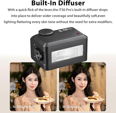 Godox Mini iT30Pro C iT30 Pro C for Canon TTL Flashlight Wireless Touch Screen Portable Flashlight HSS 1/8000 Second Compatible with Mirrorless Cameras External Flash Compatible for Canon Black in Saudi Arabia