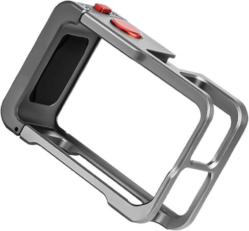 Metal Extension Frame For Action 3/4/5 Camera Accessories Multifunction Cage Bracket Quick Release Adapter Base Adapter Shockproof Action Camera Cage in Saudi Arabia