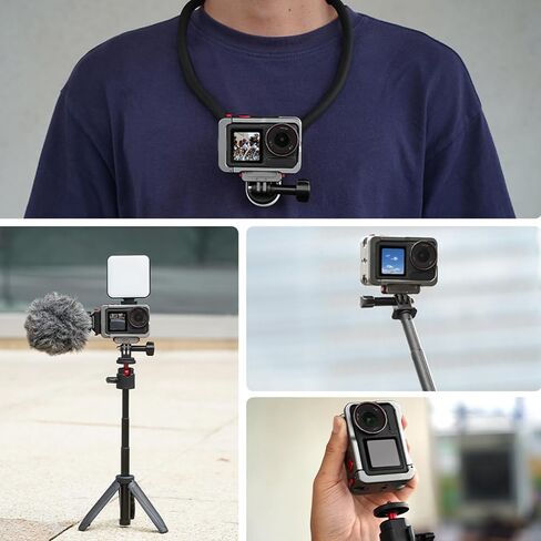 Metal Extension Frame For Action 3/4/5 Camera Accessories Multifunction Cage Bracket Quick Release Adapter Base Adapter Shockproof Action Camera Cage in Saudi Arabia