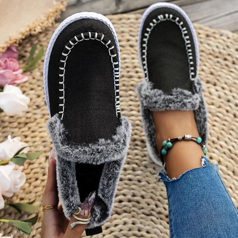 Fashion SneakersWomen's Fashion Snow Sneakers Comfortable Warm Flat Sport Shoes in Saudi Arabia