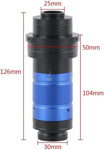 Microscope Accessories Kit 300X 450X 600X Digital Monocular Continuous Zoom C-Mount Lens 0.7X-5.6X Magnification Lens Microscope Slides in Saudi Arabia