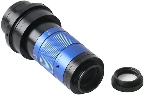 Microscope Accessories Kit 300X 450X 600X Digital Monocular Continuous Zoom C-Mount Lens 0.7X-5.6X Magnification Lens Microscope Slides in Saudi Arabia