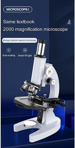 Microscope Kit Microscope2000x-5000x Biological HD Microscope 9PCS Accessories Microscope Lens Adapters in Saudi Arabia