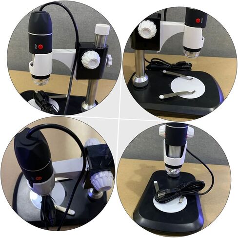 تكبير المجهر المحمول USB الإلكترون العدسة السوداء خفيفة الوزن للمجوهرات عملة الخط التفتيش في الهواء الطلق in Kuwait