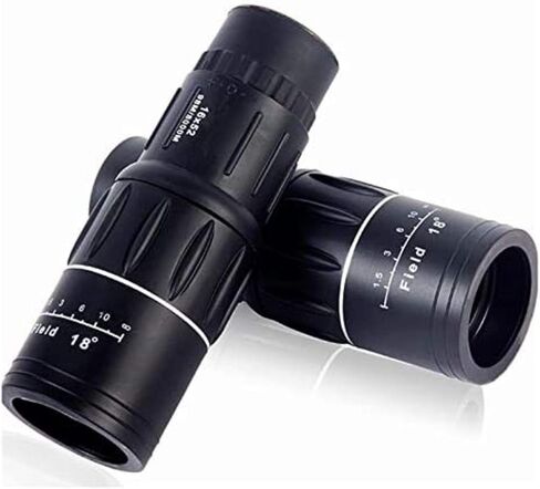 Telescopes for Adults Astronomy, High Power Monocular Telescope 16x52 High Power Monocular with Smartphone Holder with Tripod Bak4 Prism Dual Focus for Bird Watching Black in Saudi Arabia