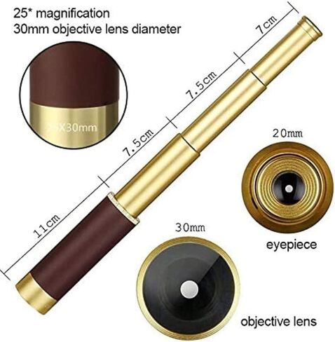 Telescopes for Adults Astronomy, High Power Monocular Telescope 25X30 Spyglass Tools High Power Mirror Retro Pirate Monocular Binocular Scope in Saudi Arabia