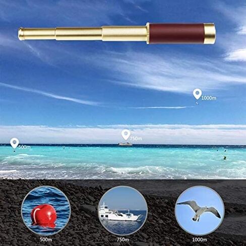 Telescopes for Adults Astronomy, High Power Monocular Telescope 25X30 Spyglass Tools High Power Mirror Retro Pirate Monocular Binocular Scope in Saudi Arabia